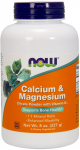 Calcium & Magnesium, Citrate Powder with Vitamin D3 - 227g - NOW Foods