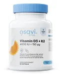 Vitamin D3 + K2, 4000IU + 150mcg - 60 softgels - Osavi