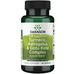 Turmeric, Astragalus & Gotu Kola Complex - Kurkum, Astragalus & Gotu Kola - N60 - Swanson