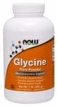 Glycine, Pure Powder - 454g - NOW Foods