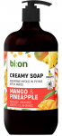 BIO NATURELL Kreemjas vedelseep pump Mango ja ananass 946 ml