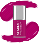 SEMILAC One Step Glossy 3in1 k&uuml;&uuml;nte h&uuml;briidlakk S595 Bright Purple 7ml