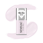 SEMILAC Skin Tone cover base h&uuml;briidlakkidele pooll&auml;bipaistev Natural Pink 7 ml