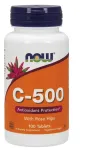Vitamin C-500 with Rose Hips - 100 tablets - NOW Foods