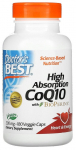 High Absorption CoQ10 with BioPerine, 200mg - 180 vcaps - Doctor's Best