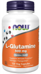 L-Glutamine, 500mg - 120 vcaps - NOW Foods