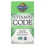 Vitamin Code Raw B-kompleks &ndash; 60 vegan kapslit &ndash; Garden of Life