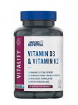 D3-vitamiin ja K2-vitamiin &ndash; 60 kapslit &ndash; Applied Nutrition