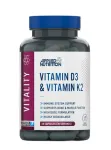 D3-vitamiin ja K2-vitamiin &ndash; 60 kapslit &ndash; Applied Nutrition