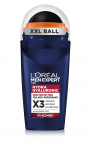 LOREAL Men Expert Hydra Hyaluronic 72-tunnine higistamisvastane vahend rullaplikaatoriga, 50 ml