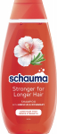 SCHAUMA Stronger for Longer Hair &scaron;ampoon pikkadele ja n&otilde;rgestatud juustele - Hibiscus & Rosemary 400 ml.