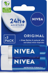 NIVEA Lip Care DUO kaitsev huulepulk Original 4,8g x2
