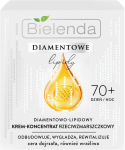 Bielenda Diamond Lipids 70+ Diamond-Lipid Cream - kortsudevastane kontsentraat p&auml;evaks ja &ouml;&ouml;ks 50ml
