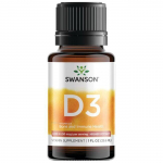 Vitamin D3 - vedelik - 2000 R&Uuml; - 50 mcg - 29,6 ml - Swanson