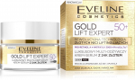 Eveline Gold Lift Expert 50+ Multi-toitev kreem-seerum p&auml;evaks ja &ouml;&ouml;ks 50ml