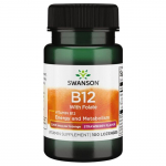 Vitamin B12 with Folate - Vitamiin B12 foolhappega - N100 - Swanson