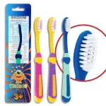WELLBEE Laste hambahari KIDS(3+) Soft - v&auml;rvisegu 1 tk.