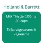 Piimohakas, 100 mg &ndash; 30 kapslit &ndash; Holland & Barrett