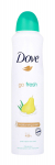 DOVE Go Fresh Deodorant antiperspirant naistele spray Pearl & Aloe vera l&otilde;hnaga 250 ml.