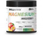 Magneesiumbisgl&uuml;tsinaadi pulber, marakuja-virsik &ndash; 480 g &ndash; Skill Nutrition