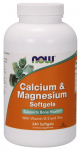 Calcium & Magnesium with Vit D and Zinc - 240 Softgels - NOW Foods