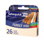 Salvequick Plasters Family Mix 1 pakk - 26 vnt.