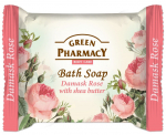 Green Pharmacy Body Care Damask Rose muilo baras 100g