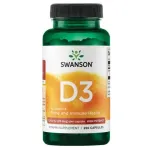 Vitamin D3 - tugev - 1000 R&Uuml; - 25 mcg - N250 - Swanson