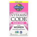 Vitamin Code RAW ONE naistele - 75 kapslit - Garden of Life