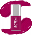 SEMILAC One Step Glossy 3in1 Nail Hybrid Lakk S690 Coral Pink 7 ml.