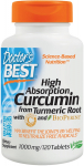 High Absorption Curcumin From Turmeric Root with C3 Complex & BioPerine, 1000mg - 120 tablets - Doctor's Best
