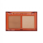 PASTEL Bronzer Highlighter komplekt n&auml;o kontuurimise komplekt nr. 01 - Sun Kissed 1tk.