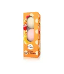 Dairy Fun gaseeritud vannipallid karamell-mee-virsik 1 pakk (3x100g)