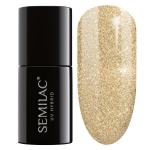 SEMILAC h&uuml;briidk&uuml;&uuml;nelakk 037 Gold Disco - 7 ml