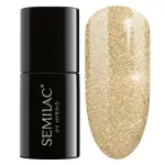 SEMILAC h&uuml;briidk&uuml;&uuml;nelakk 037 Gold Disco - 7 ml