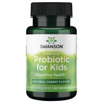 Purustatav probiootikum lastele - Probiotic for Kids - Cherry flavour - N60 - Swanson