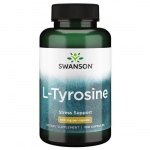 L-Tyrosine - L-t&uuml;rosiin - 500 mg - N100 - Swanson