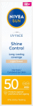 NIVEA SUN Shine Control Mattifying Face Color Cream Light Tinted SPF50 50 ml.