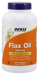 Flax Oil, 1000mg - 250 softgels - NOW Foods