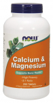Calcium & Magnesium - 250 tablets - NOW Foods