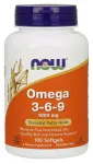 Omega 3-6-9, 1000mg - 100 softgels - NOW Foods