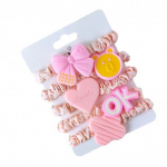 Scrunchie juuksepaelad (G125R) - 1 pakk - 5 tk.