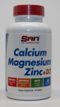 Kaltsium, magneesium, tsink + D3 &ndash; 90 tabletti &ndash; SAN