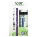 Eeterliku &otilde;li rull-on, piparm&uuml;nt &ndash; 10 ml &ndash; NOW Foods