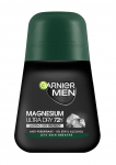 Garnier Men Roll-on Deodorant Magnesium Ultra Dry 72h - kauakestev kuivakaitse 50ml