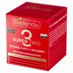 Bielenda Super Trio 50+ Tugev pinguldav kortsudevastane p&auml;eva- ja &ouml;&ouml;kreem 50 ml