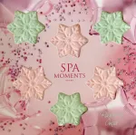SPA MOMENTS Paisuvate vannipommide komplekt - lumehelbed ingliviinamarja l&otilde;hnaga