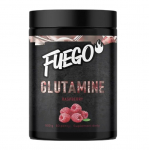 Glutamiin, vaarikas &ndash; 500 g &ndash; Fuego