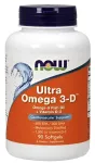 Ultra Omega 3-D with Vitamin D-3 - 90 softgels - NOW Foods