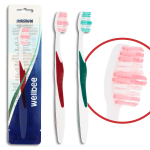 WELLBEE T&auml;iskasvanute keskmise karedusega hambahari (foolium 6) - v&auml;rvisegu 1 tk